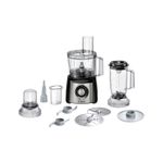 Bosch MCM3501M MultiTalent 3 Robot da Cucina Compatto 800 W 2,3 Litri Nero-Argento