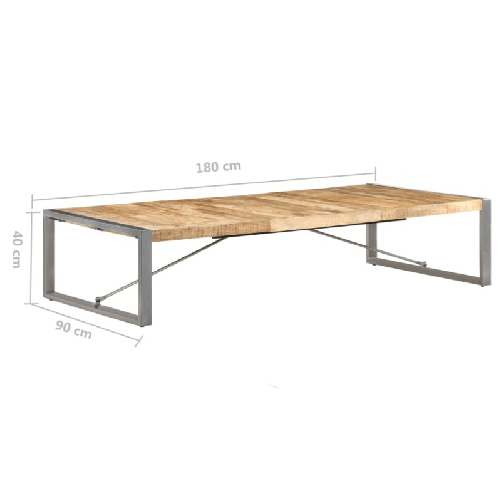 Tavolino-da-Salotto-180x90x40-cm-in-Legno-di-Mango-Grezzo