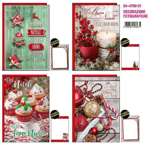 KARTOS 04-4709-01  B.N. DECORAZIONI FOTO (12PZ)