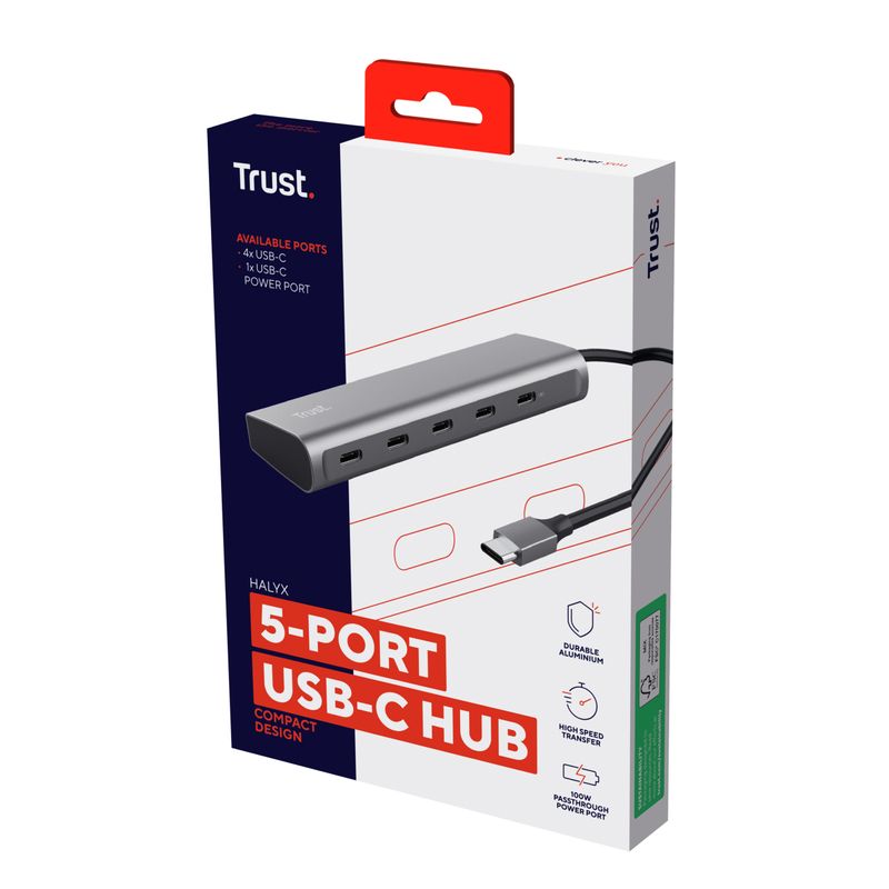 Trust-Halyx-USB-3.2-Gen-1--3.1-Gen-1--Type-C-Argento