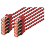 Digitus Confezione 10 Cavi Cat 6 Schermati S/Ftp Mt 025 Colore Grigio Digitus