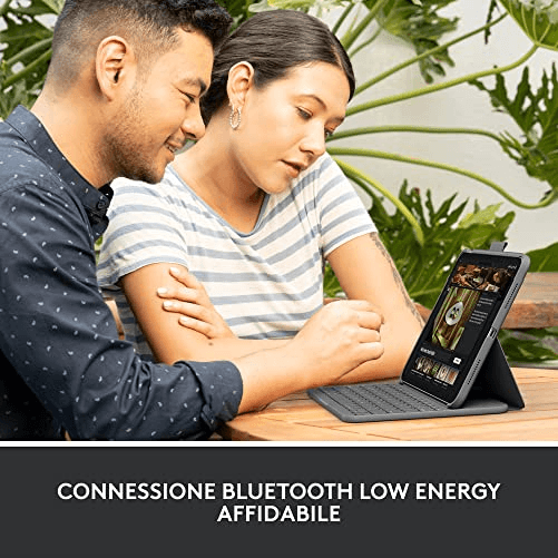 Logitech-Slim-Folio-con-Tastiera-per-iPad--10ª-Generazione----Grigio