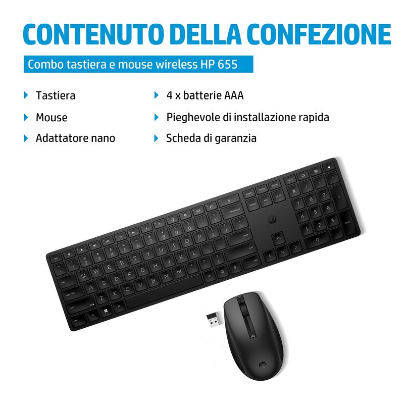 HP-655---Set-Mouse-e-Tastiera-Wireless-Italiana---Nero