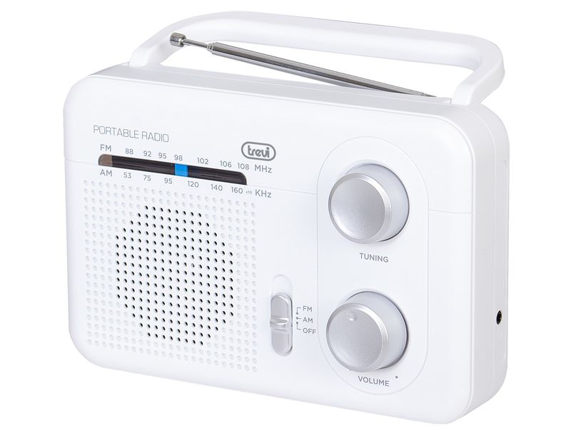 Trevi-RA-7F64-Portatile-Analogico-Bianco