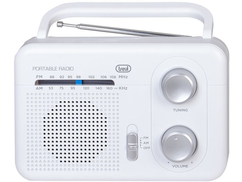 Trevi-RA-7F64-Portatile-Analogico-Bianco