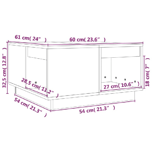 Tavolino-da-Salotto-60x61x325-cm-in-Legno-Massello-di-Pino