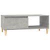 Tavolino-Salotto-Grigio-Cemento-90x50x365-cm-Legno-Multistrato