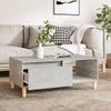 Tavolino-Salotto-Grigio-Cemento-90x50x365-cm-Legno-Multistrato