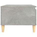 Tavolino-Salotto-Grigio-Cemento-90x50x365-cm-Legno-Multistrato