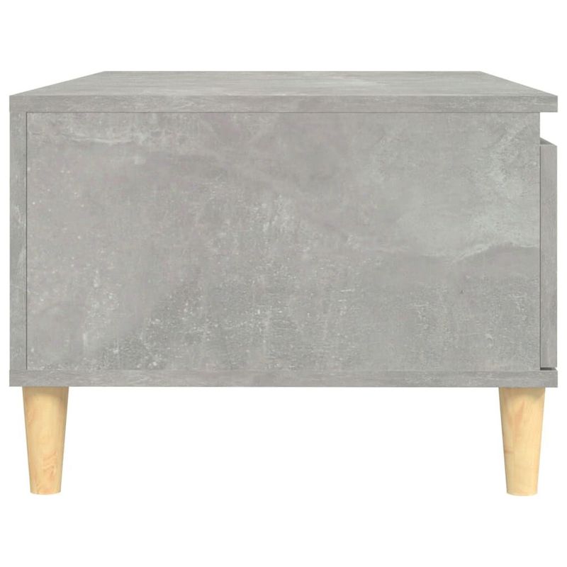 Tavolino-Salotto-Grigio-Cemento-90x50x365-cm-Legno-Multistrato
