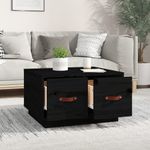 Tavolino-da-Salotto-Nero-60x53x35-cm-Legno-Massello-di-Pino