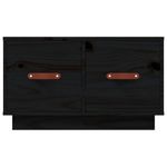 Tavolino-da-Salotto-Nero-60x53x35-cm-Legno-Massello-di-Pino