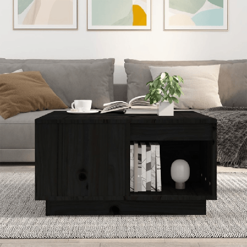 Tavolino-da-Salotto-Nero-60x61x325-cm-Legno-Massello-di-Pino