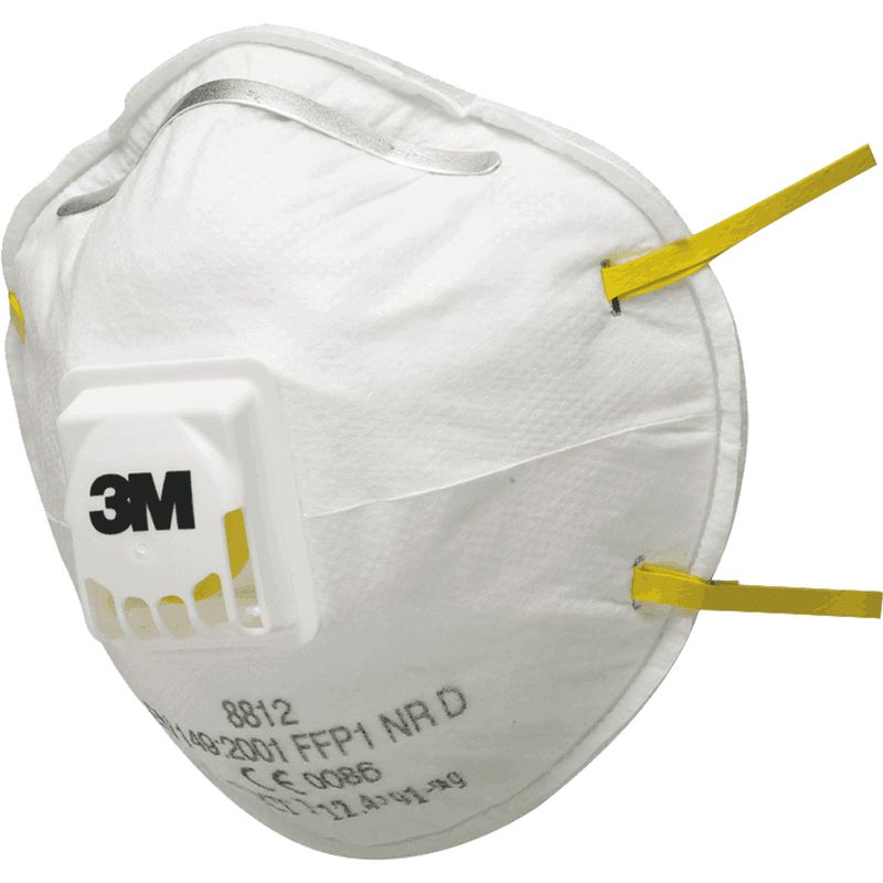 3M-Scatola-10-MASCHERINE-8812-Classic-FFP1-con-valvola