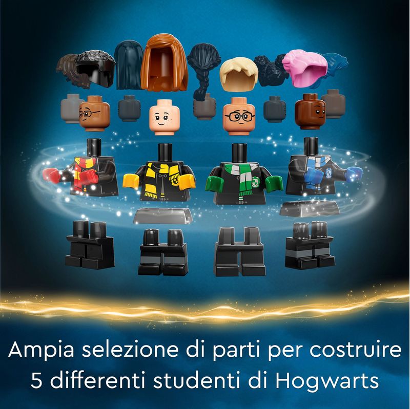 LEGO-Harry-Potter-76399-Il-Baule-Magico-di-Hogwarts-Idea-Regalo-Personalizzabile-Stemmi-Case-Cappello-Parlante-e-Gufo