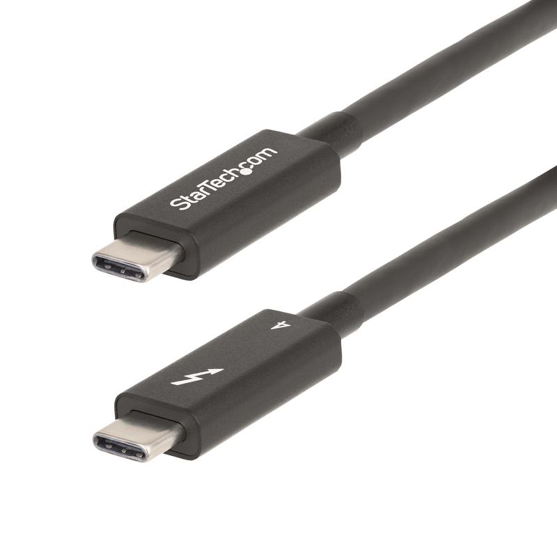 StarTech.com-A40G2MB-TB4-CABLE-Cavo-Thunderbolt-2-m-40-Gbit-s-Nero