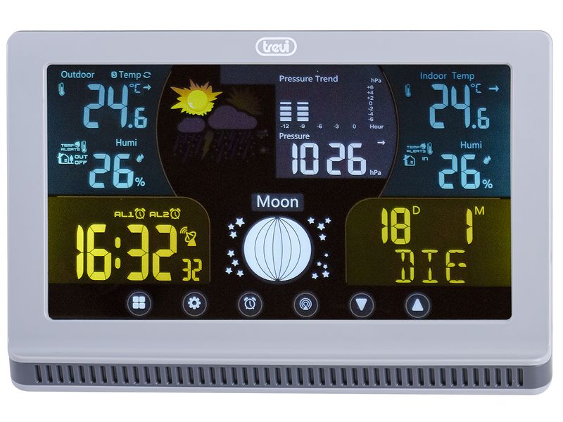 Trevi-Stazione-meteo-con-grande-display-a-colori-LCD-comandi-touch-radiocontrollato-12-24-barometro-hPa-e-termometro-°C-°F