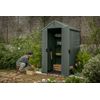 Casetta-Keter-Darwin-4x4-Evotech-Verde-in-resina-124x117-cm-da-giardino