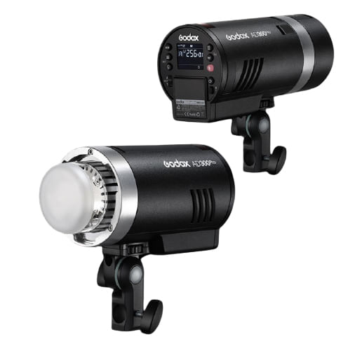 Godox-AD300Pro-Flash-per-videocamera-Nero