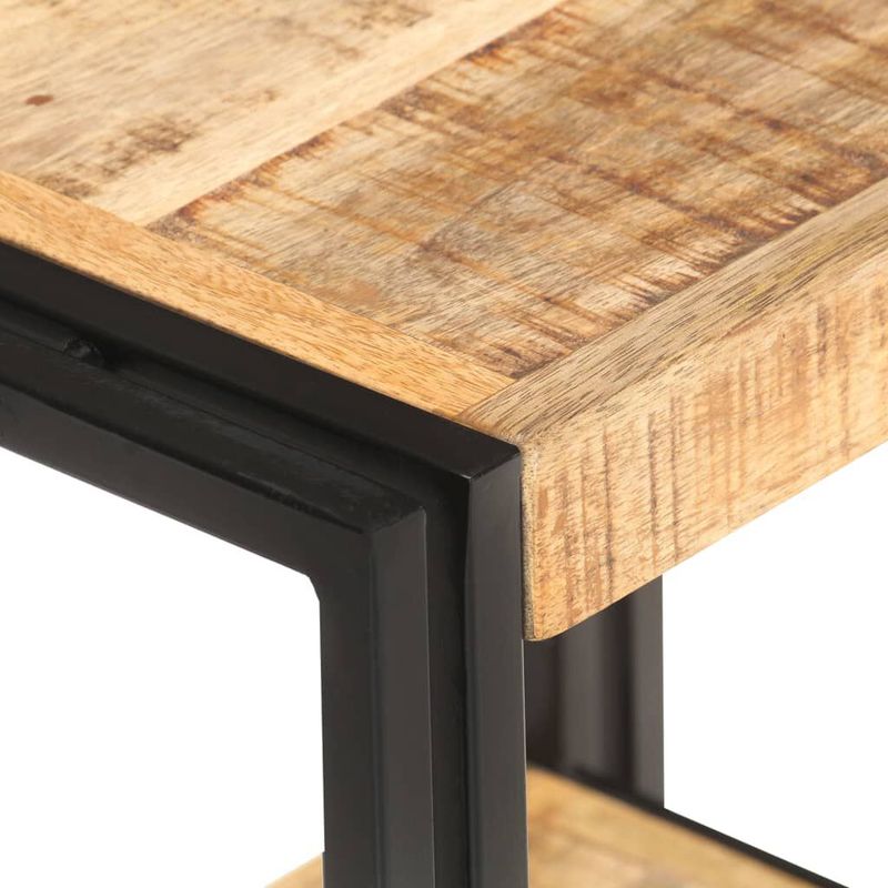 vidaXL-Tavolino-40x30x50-cm-in-Legno-Massello-di-Mango-Grezzo
