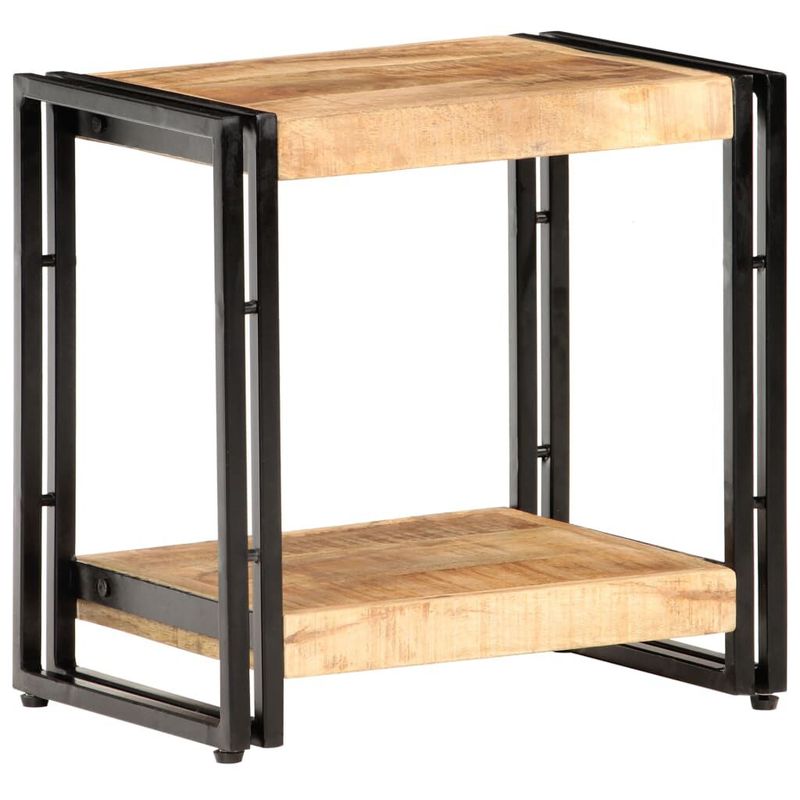 vidaXL-Tavolino-40x30x50-cm-in-Legno-Massello-di-Mango-Grezzo