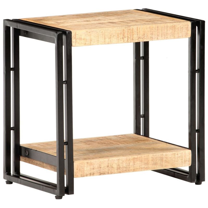 vidaXL-Tavolino-40x30x50-cm-in-Legno-Massello-di-Mango-Grezzo