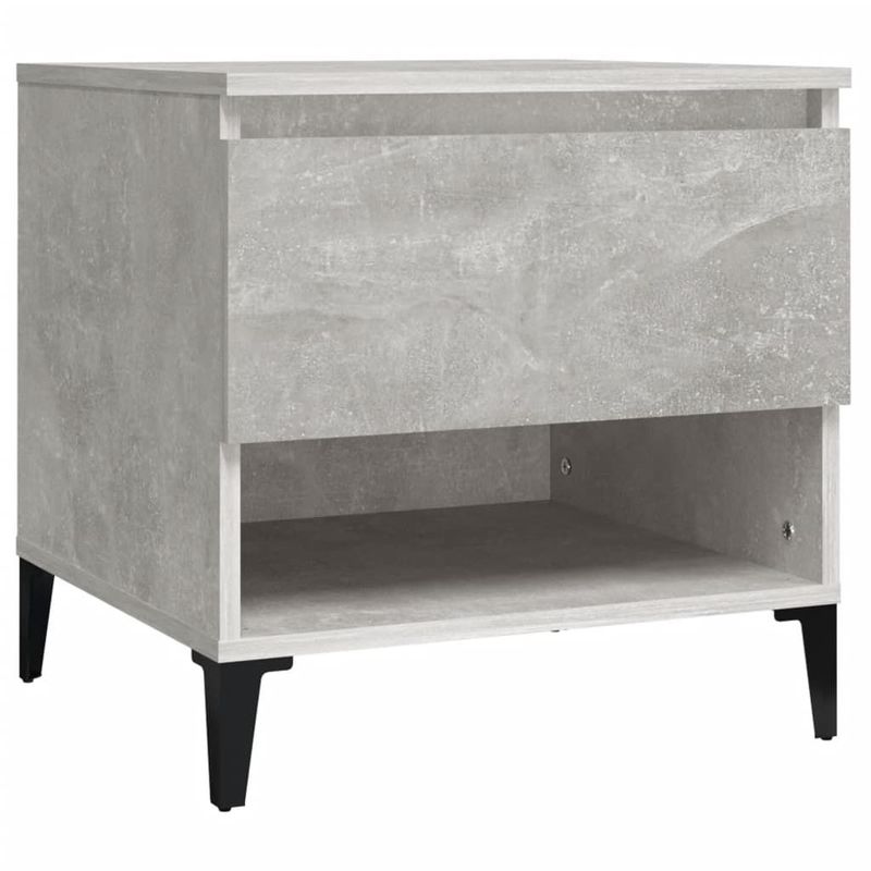 Tavolino-Grigio-Cemento-50x46x50-cm-in-Legno-Multistrato