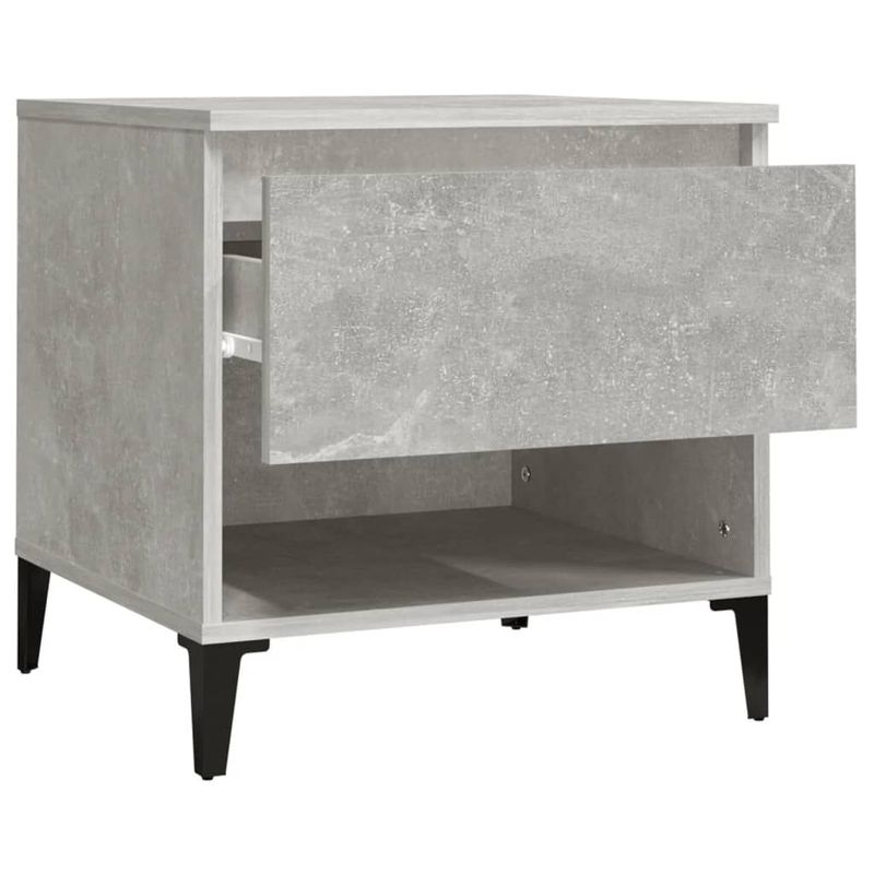 Tavolino-Grigio-Cemento-50x46x50-cm-in-Legno-Multistrato