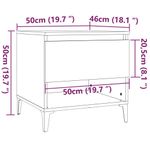 Tavolino-Grigio-Cemento-50x46x50-cm-in-Legno-Multistrato