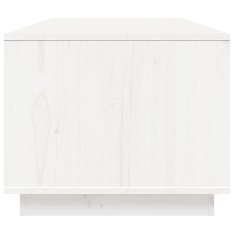 Tavolino-da-Salotto-Bianco-100x50x41-cm-Legno-Massello-di-Pino