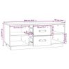Tavolino-da-Salotto-Bianco-100x50x41-cm-Legno-Massello-di-Pino
