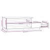 Tavolino-da-Salotto-Miele-120x50x405-cm-Legno-Massello-di-Pino