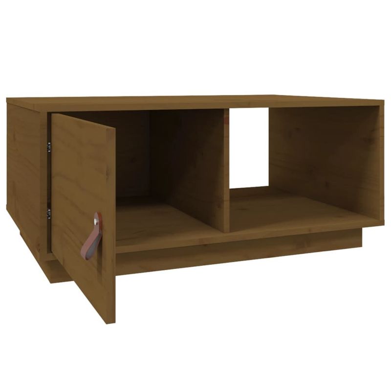 Tavolino-da-Salotto-Miele-80x50x355-cm-Legno-Massello-di-Pino