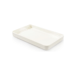 3C Casa 7361 Tegamino Rettangolare 14x22x2cm Bianco