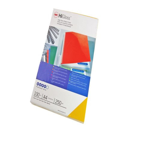 GBC-100-COPERTINE-HIGLOSS-250GR-A4-NERO-CARTONCINO-MONOLUCIDO