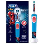 Braun Oral-B Spazzolino Elettrico Ricaricabile Pro Kids con personaggi Marvel Spider-Man, 2 Testine, da 3 Anni In Su