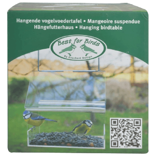 Esschert-Design-Mangiatoia-a-Casetta-per-Uccelli-in-Acrilico