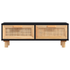Tavolino-Nero-80x40x30-cm-Legno-Multistrato-e-Massello-di-Pino