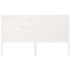 Testiera-per-Letto-Bianca-206x4x100-cm-Legno-Massello-di-Pino