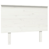Testiera-per-Letto-Bianca-104x6x825-cm-Legno-Massello-di-Pino