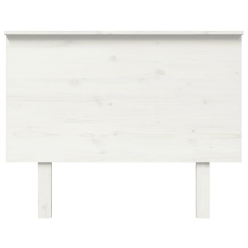Testiera-per-Letto-Bianca-104x6x825-cm-Legno-Massello-di-Pino