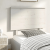 Testiera-per-Letto-Bianca-104x6x825-cm-Legno-Massello-di-Pino