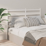 Testiera-per-Letto-Bianca-206x4x100-cm-Legno-Massello-di-Pino