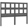 Testiera-per-Letto-Grigia-2055x4x100-cm-Legno-Massello-di-Pino