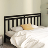 Testiera-per-Letto-Nera-206x4x100-cm-in-Legno-Massello-di-Pino