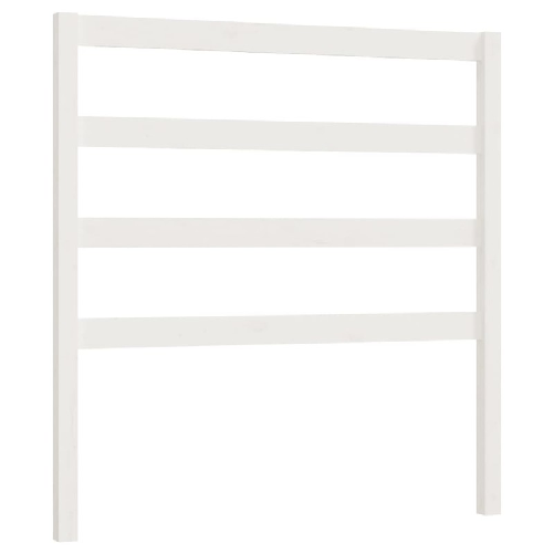 Testiera-per-Letto-Bianca-95x4x100-cm-in-Legno-Massello-di-Pino