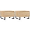 Tavolini-Salotto-2pz-Rovere-Sonoma-50x46x35cm-Legno-Multistrato