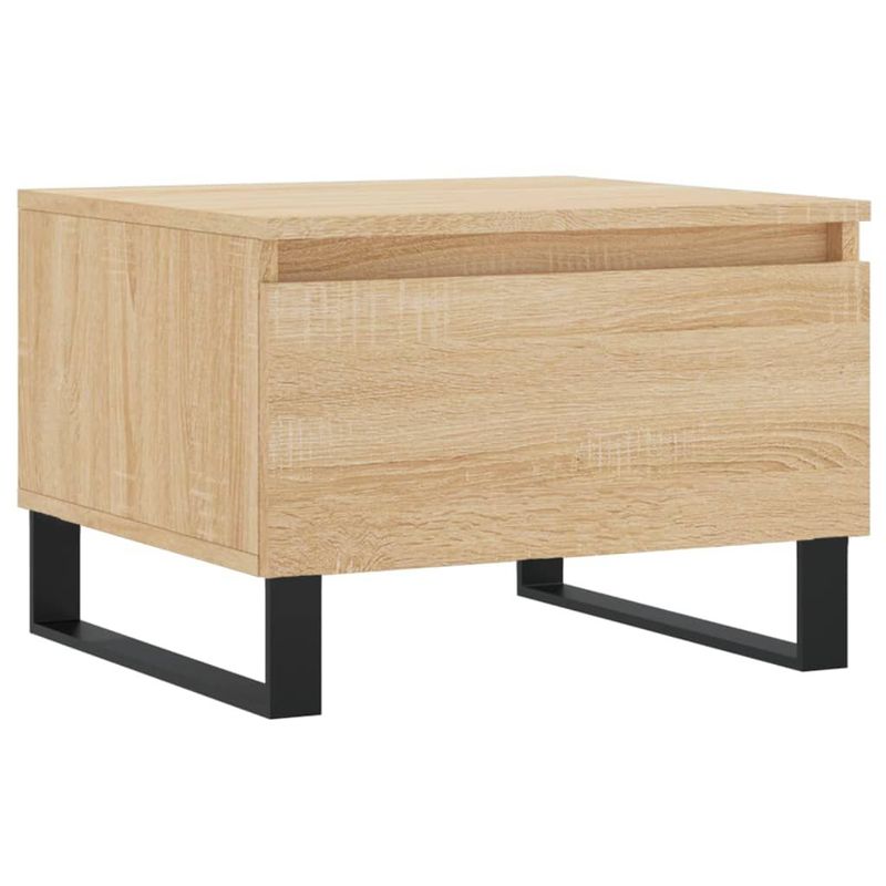 Tavolini-Salotto-2pz-Rovere-Sonoma-50x46x35cm-Legno-Multistrato