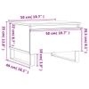 Tavolini-Salotto-2pz-Rovere-Sonoma-50x46x35cm-Legno-Multistrato