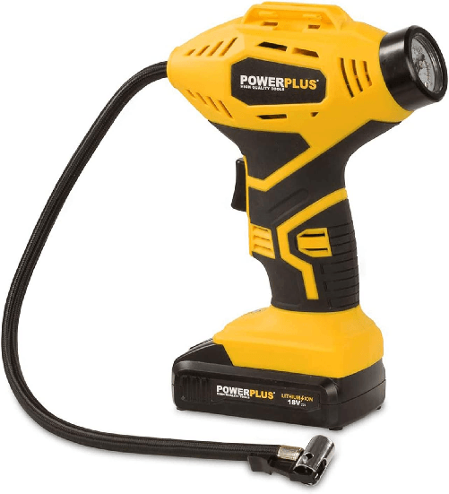 Compressore portatile per gonfiaggio POWERPLUS  a batteria 18 V LI-ON